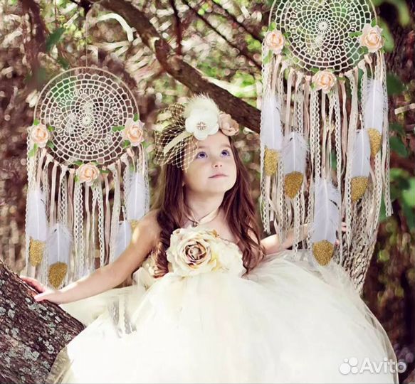 Ловец снов в стиле бохо, рустик