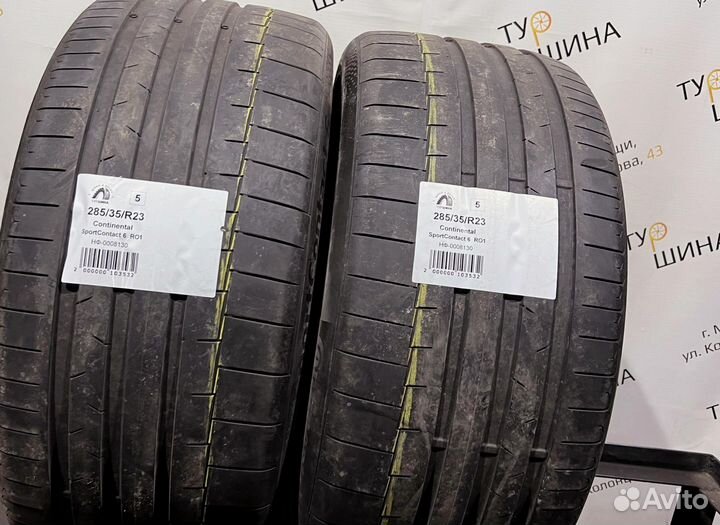 Continental SportContact 6 285/35 R23 94Y