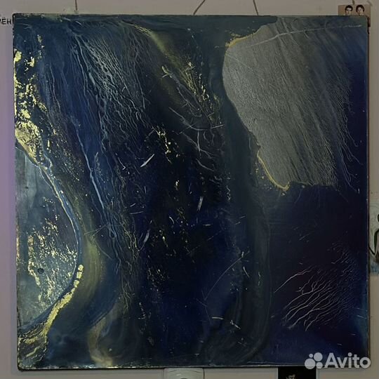 Большая интерьерная картина Planet, абстракция