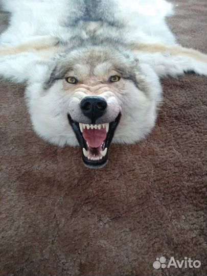 Имитация шкуры волка(на подкладе )