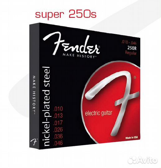 Fender Strings NEW Super струны для электрогитары