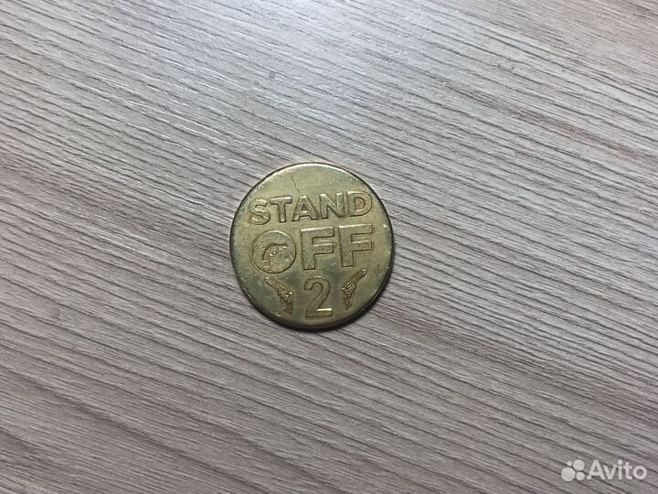 Монетка с логотипом кс го и стендоф 2