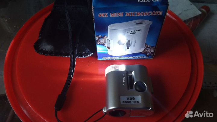 Микроскоп mini 60 Х с подсветкой