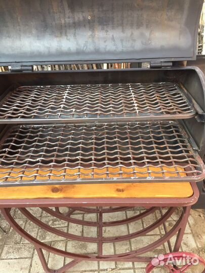 Смокер, барбекю, гриль, мангал, место под казан