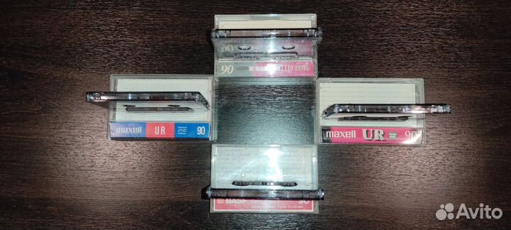 Аудиокассета BASF ferro extra I 90,maxell UR90