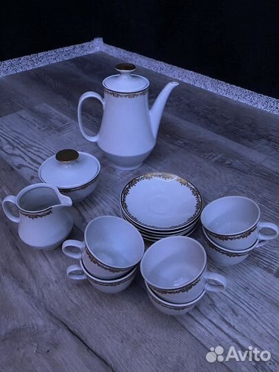 Сервиз кофейный Кольдиц Фарфор из ГДР