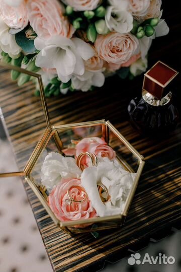 Шкатулка для колец шестиугольная