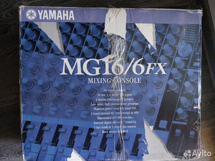 Микшерный пульт Yamaha mg16/6fx