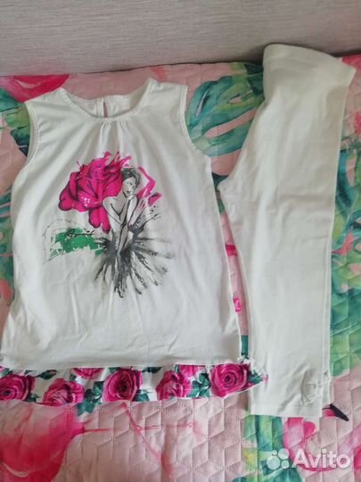 Вещи пакетом на девочку 128-134