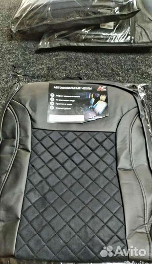 Чехлы из экокожи с алькантарой на многие авто