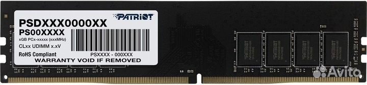 16Gb DDR4 3200MHz Patriot Signature Line (PSD416G3