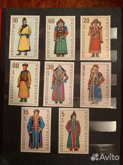 Марки Монголии