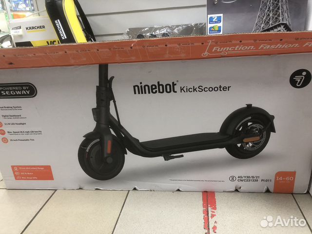 Новый Электросамокат ninebot kickscooter F30P купить в Москве | Личные ...