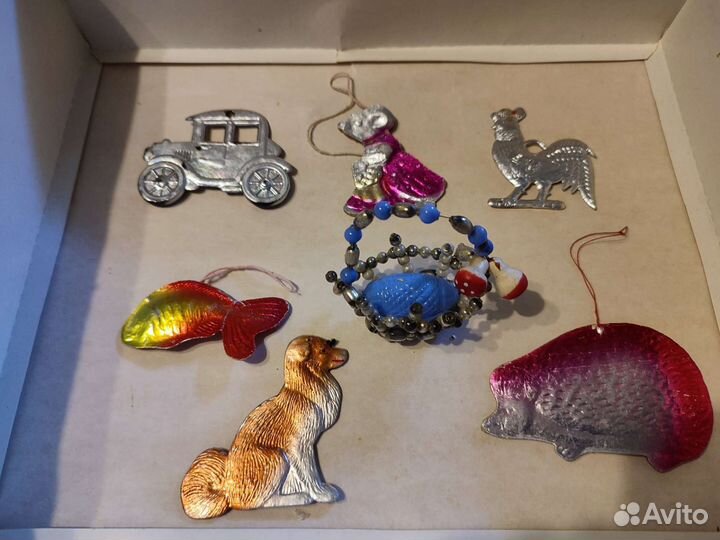 Елочные игрушки СССР