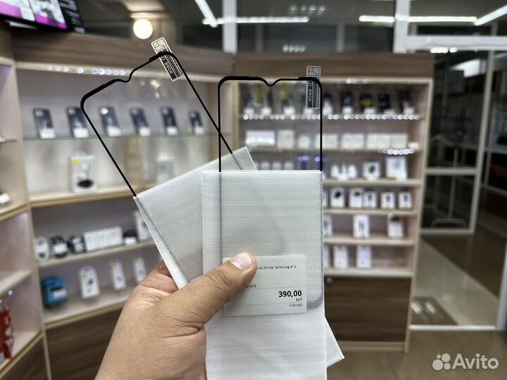 Защитное стекло на Samsung A14