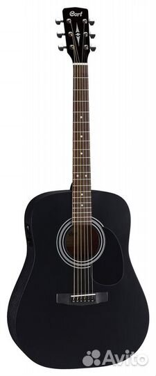 Электро-акустическая гитара Cort AD810E-BKS