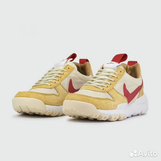 Кроссовки Nike x Tom Sachs Mars Yard Beige Red