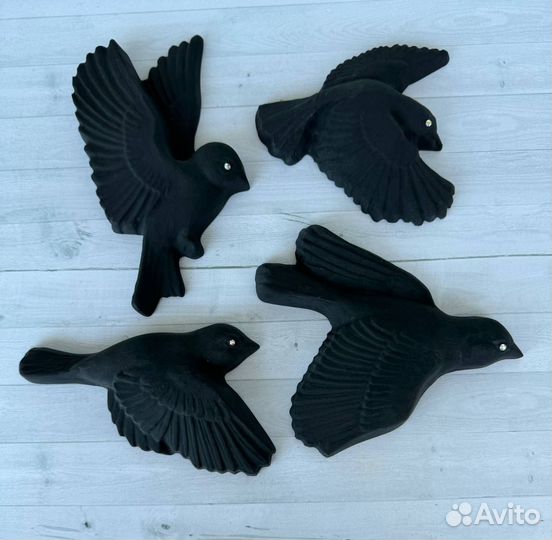 Декоративное украшение на стену Стая птиц