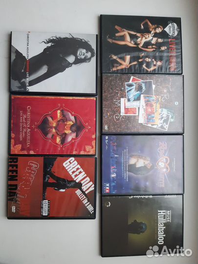 DVD, концертные видео, музыкальные видео