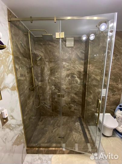Душeвaя кaбина / бpонзoвaя фурнитура