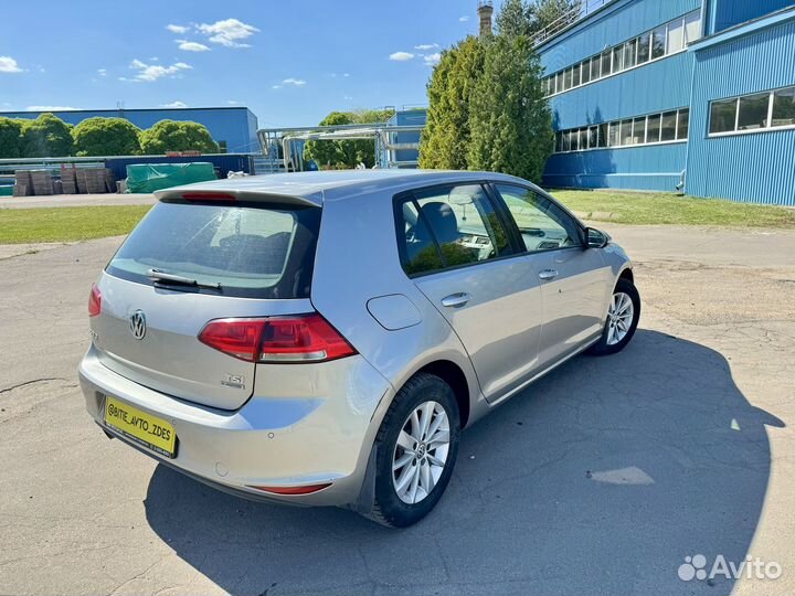 Volkswagen Golf 1.2 AMT, 2013, битый, 300 000 км