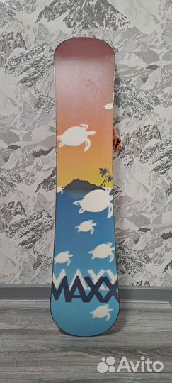 Детский сноуборд Maxx 108сm+ крепления Drake