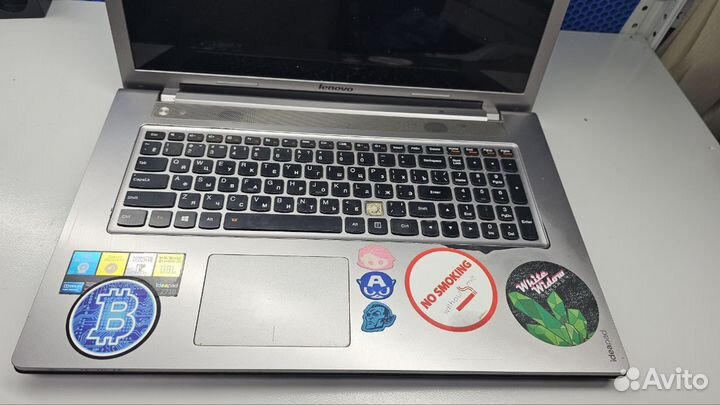 Ноутбук Lenovo Z710 в разбор полурабочий мать