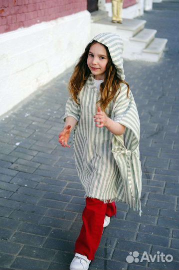 Пончо для детей из муслин