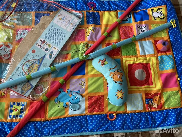Развивающий коврик Tat toys 3 в 1
