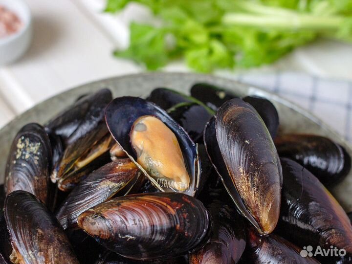 Мидии в створках