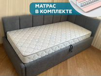 Детская кровать с матрасом новая