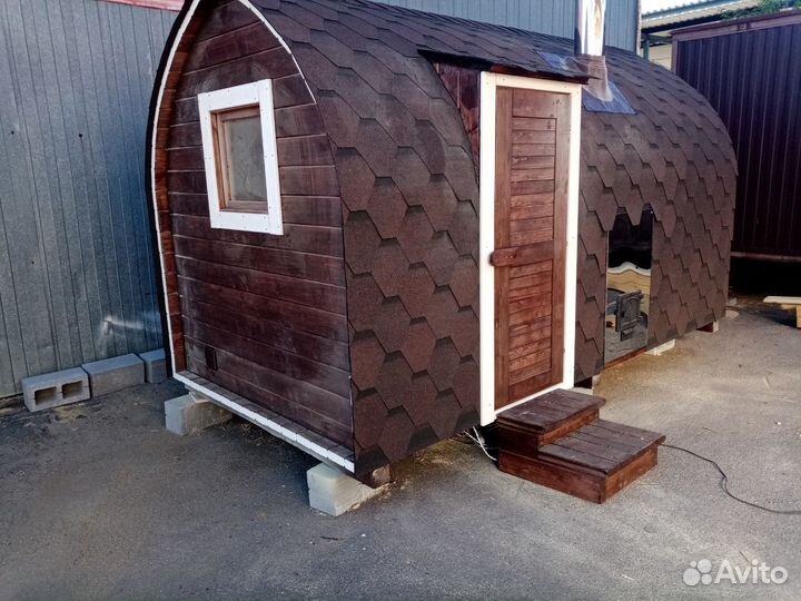 Баня бочка викинг 4 метра