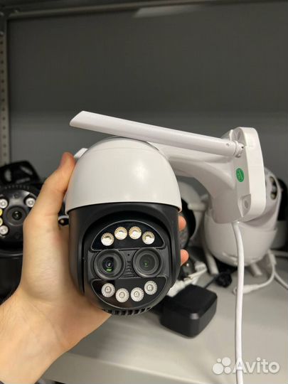 Видит номера камера уличная WiFi с зумом 8х (Арт.8