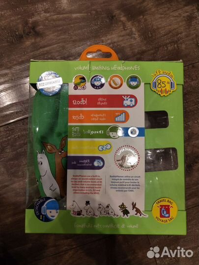 Наушники детские Onanoff Buddyphones Moomin