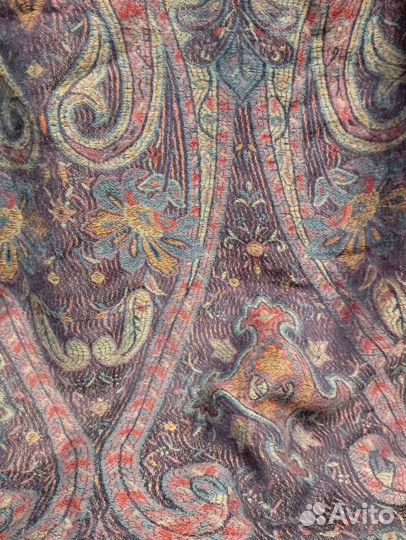 Шарф палантин, кашемир, шерсть. Индийский стиль