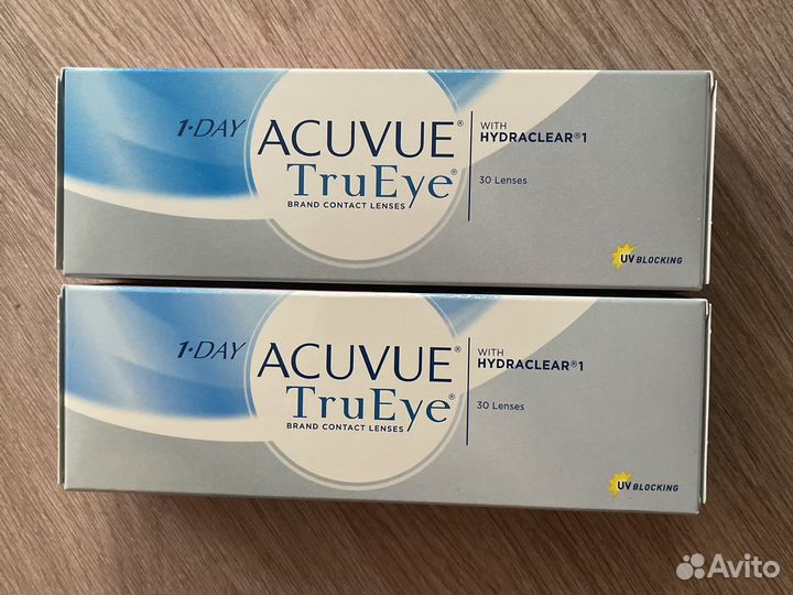 Контактные линзы 1 Day Acuvue TryEye -2.0; -2.25