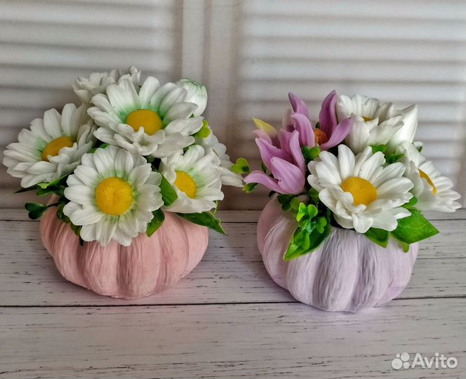 Букет из мыльных цветов