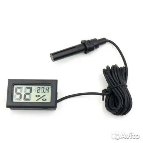 Термометр, гигрометр цифровой с ЖК дисплеем