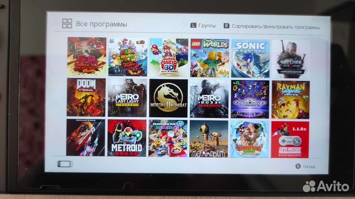 Nintendo switch rev 1 прошитая 288 gb