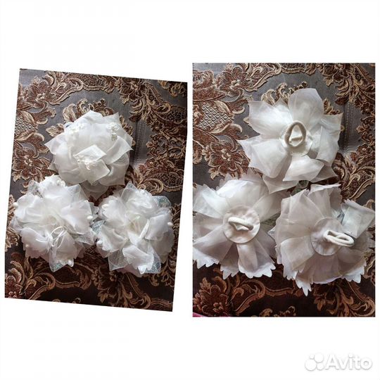 Банты для волос на резинке