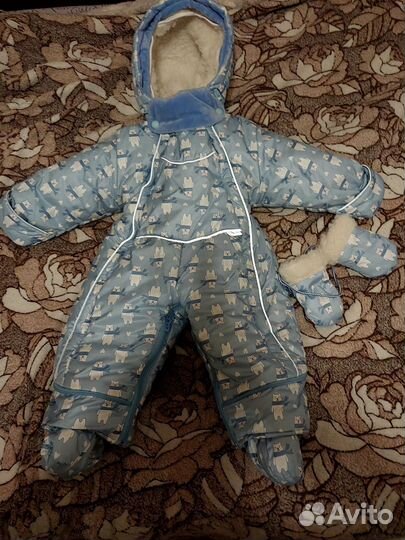 Зимний комбинезон для мальчика