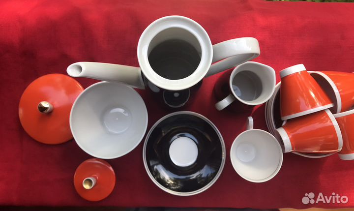 Кофейный сервиз Freiberger Porzellan Винтаж