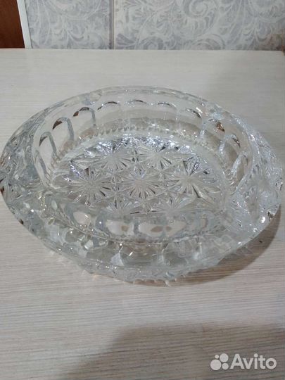 Пепельница хрустальная
