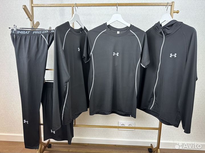 Рашгард, спортивный костюм Under Armour 2в1, 5в1