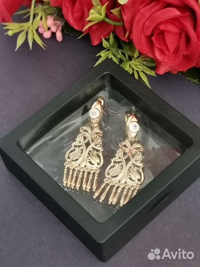 Серьги медсплав