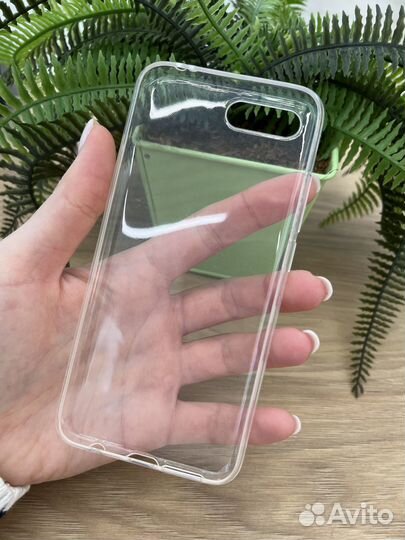 Чехол силиконовый прозрачный на Huawei Honor 10