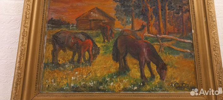 Картина маслом на холсте большая