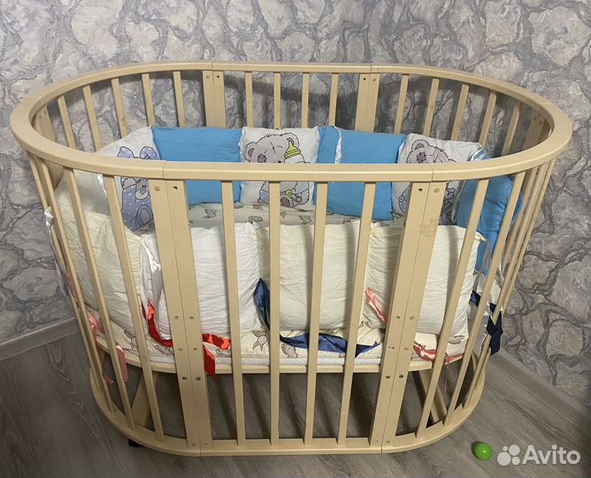 Детская кроватка манеж