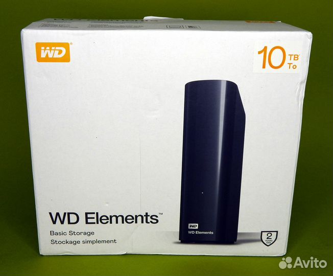 Внешний жесткий диск WD 10TB Elements Desktop