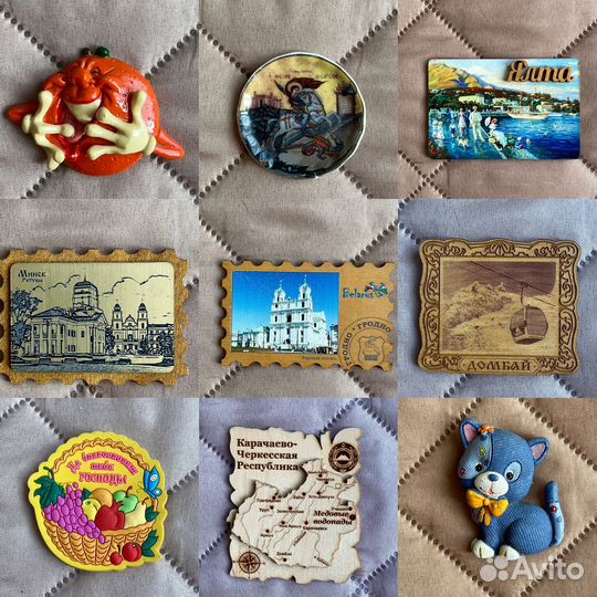 Магниты на холодильник 28 шт набор